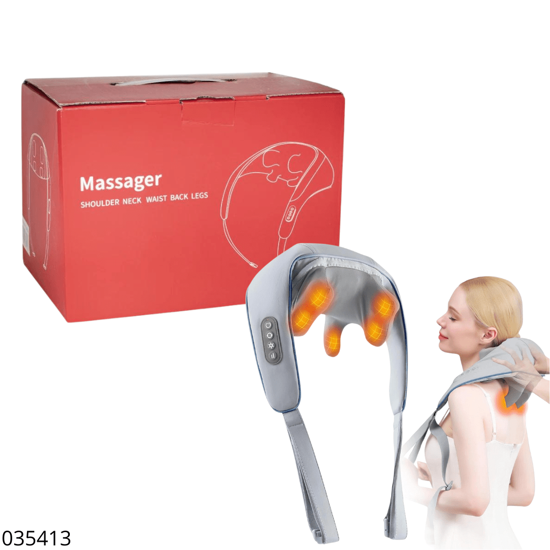 💆♂️Masajeador de cuello multifuncional! Dile adiós al estrés💆♀️