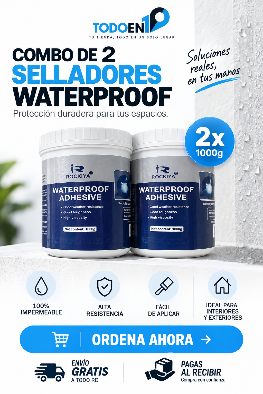 "Combo de 2 Selladores Waterproof para Máxima Resistencia 🚀💧"¡Protección Doble!