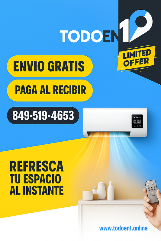 ❄️ ¡Refresca Tu Espacio al Instante! Mini Aire Split Portátil de Pared 🧊