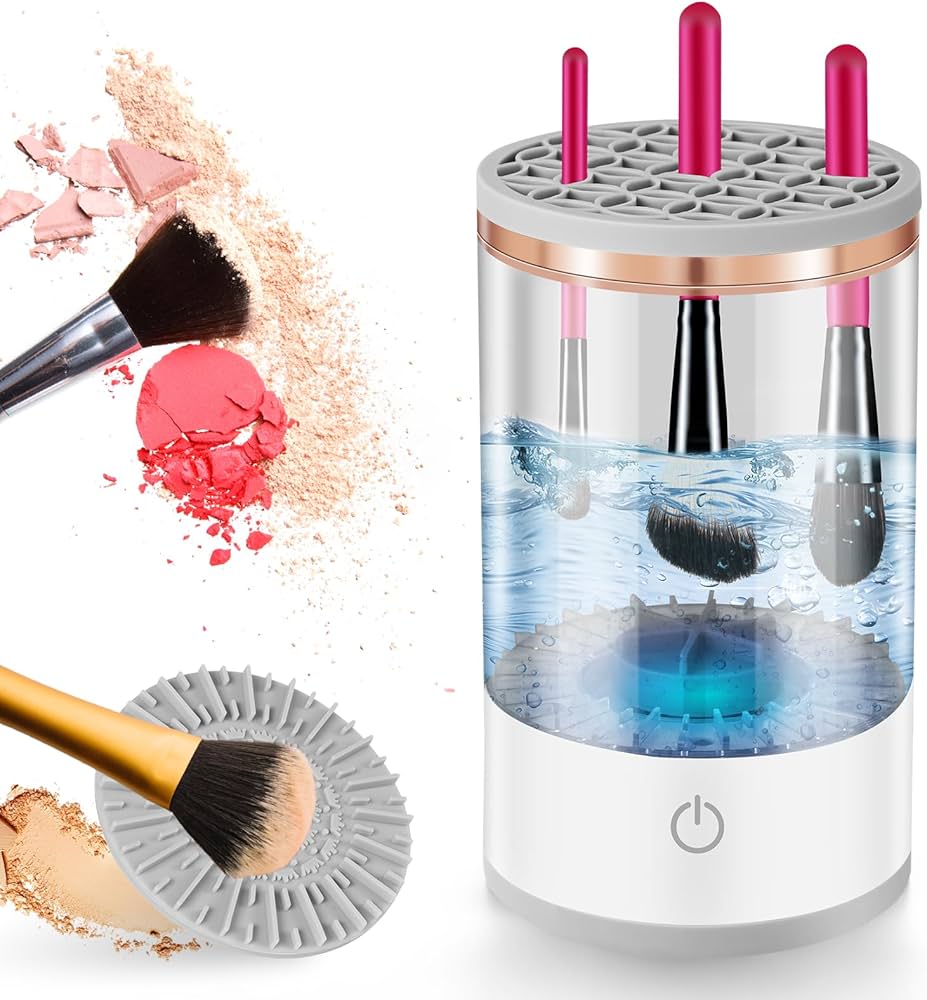 🧖♀️🧼¡Brochas limpias en segundos! ✨💄 Descubre la revolución del maquillaje.