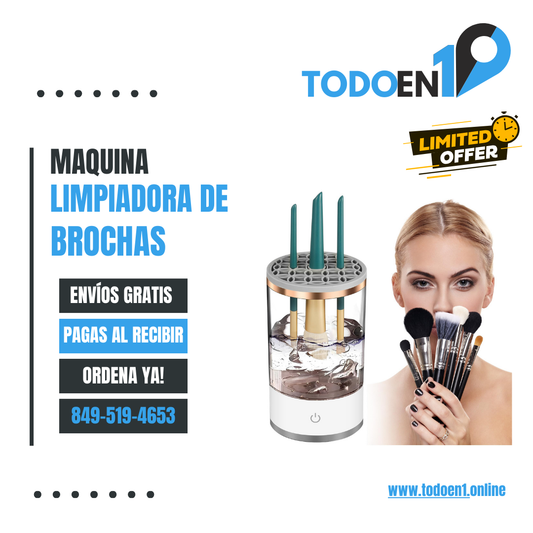 🧖♀️🧼¡Brochas limpias en segundos! ✨💄 Descubre la revolución del maquillaje.