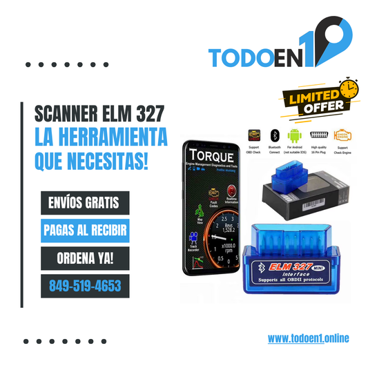 🚗 ¡Conoce Qué Le Pasa a Tu Auto en Segundos con el Scanner ELM 327! 🔍