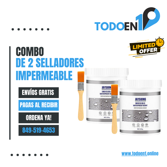 "Combo de 2 Selladores Waterproof para Máxima Resistencia 🚀💧"¡Protección Doble!