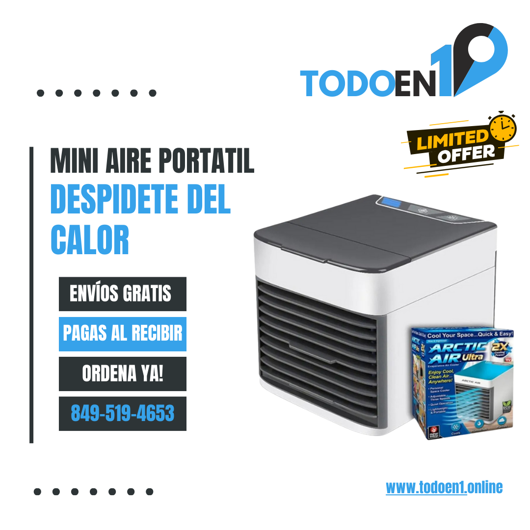 ❄️ Mini Aire Portátil: ¡Tu Refugio de Frescura en Cualquier Lugar! 🆒