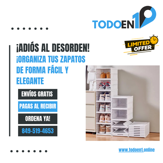 👟¡Adiós al Desorden! Organiza tus Zapatos de Forma Fácil y Elegante🏡