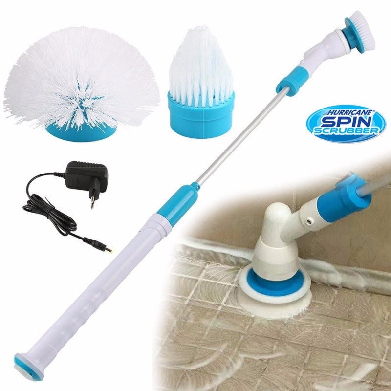 🌀🛁 Cepillo eléctrico 3 en 1: ¡transforma tu rutina de limpieza! 💥🧼