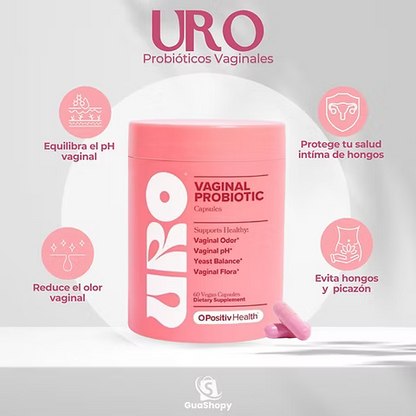 🌸URO Vaginal Probiotics – El equilibrio perfecto para tu salud íntima✨