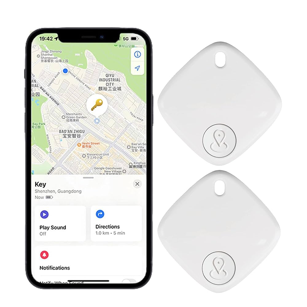 🔍 ¡Nunca Pierdas Nada Más! Rastreador GPS Compatible con Apple Find My 📱✨