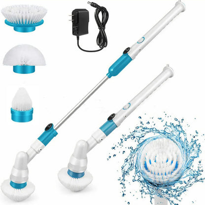 🌀🛁 Cepillo eléctrico 3 en 1: ¡transforma tu rutina de limpieza! 💥🧼