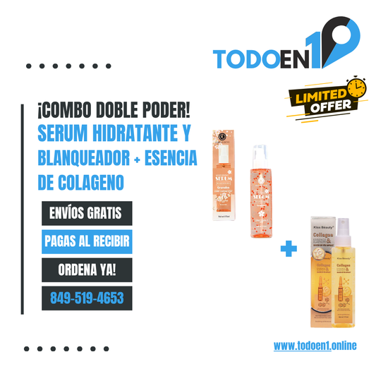 Combo Doble Poder: Serum Heaven Dove + Esencia de Colágeno para una Piel de Ensueño