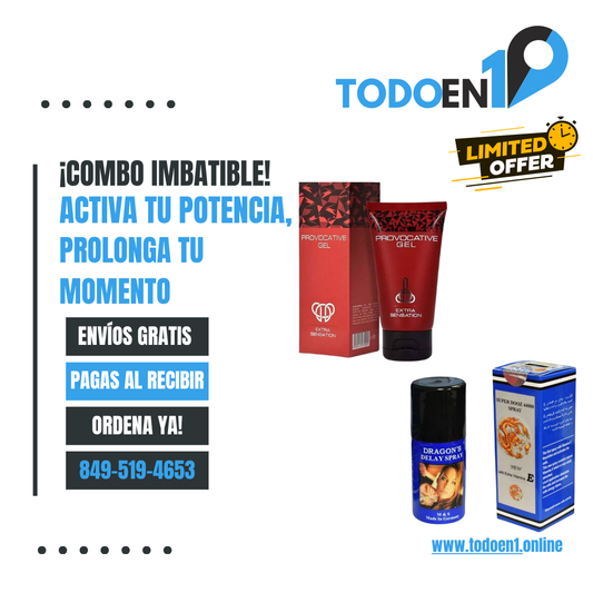 Activa Tu Potencia, Prolonga Tu Momento: ¡Combo Imbatible!