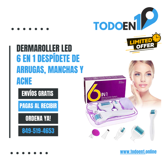 ¡Revoluciona tu piel desde casa con el Dermaroller más potente del mercado!