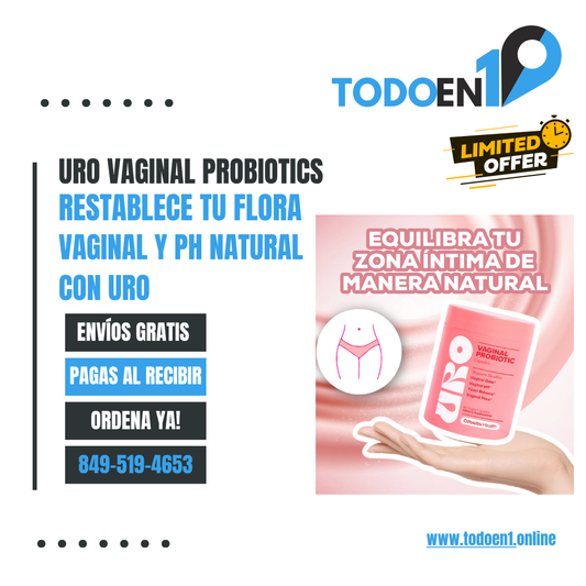 🌸URO Vaginal Probiotics – El equilibrio perfecto para tu salud íntima✨