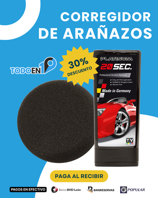 ⚡Platinum 20 Sec: tu aliado contra arañazos y marcas superficiales🏁