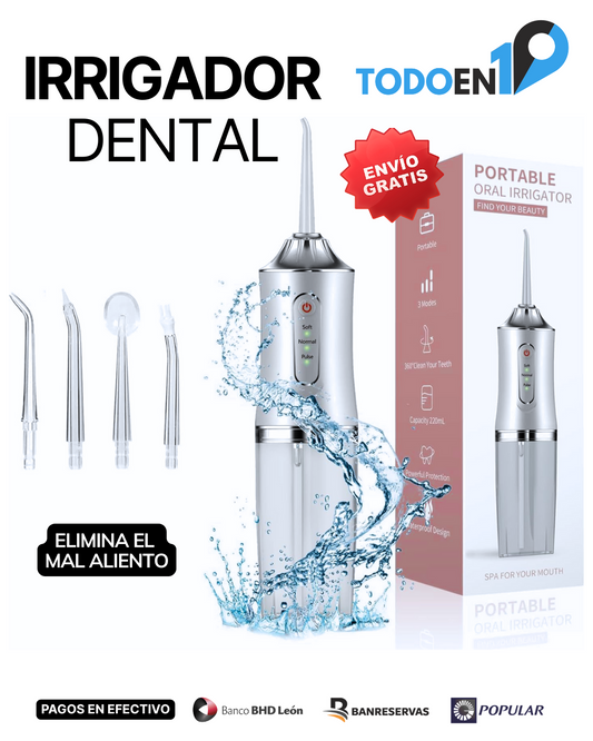 💧IRRIGADOR DENTAL: con tecnología avanzada, tu boca lo va a agradecer🦷