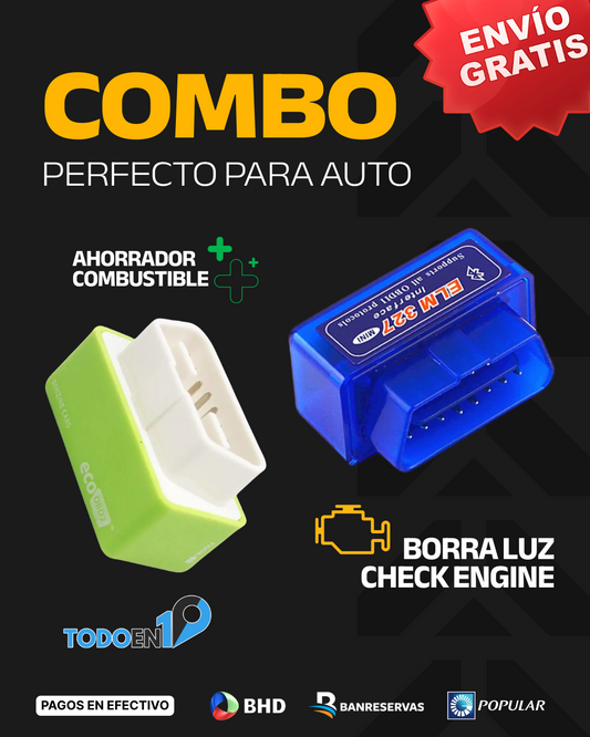 ⛽Detecta fallas + reduce el consumo: el combo que tu vehículo necesita🔍