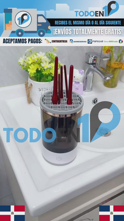 🧖‍♀️🧼¡Brochas limpias en segundos! ✨💄 Descubre la revolución del maquillaje.